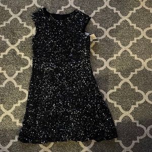 Pisarro Nights Sequin Formal Black Dress nwt